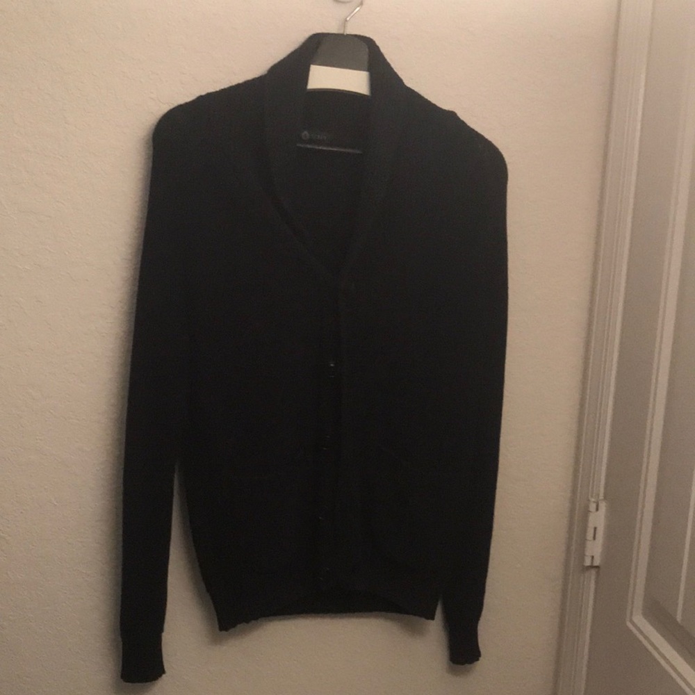 Men's Navy Blue Cardigan